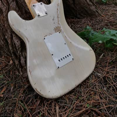 1965 Hendrix Replica Vintage Strat Blonde Relic Custom Build -Fender AY Pickups image 13
