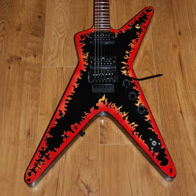 Washburn Dime 2000s 333 Black Jack Replica Of Inferno Dime D3