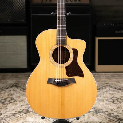 Taylor 214ce Grand Auditorium Acoustic/Electric Guitar with Gig Bag image 3