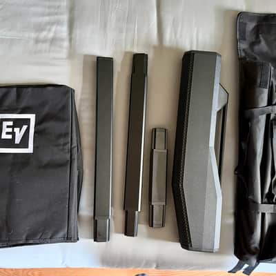 Electro-Voice Evolve 30M Portable Powered Column Loudspeaker System with SW Cover and Short Column Speaker Pole image 4