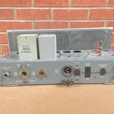 Ampex 350 Tube Mic Preamp microphone pre + 350-2U power supply PSU Vintage Rare as-is image 6