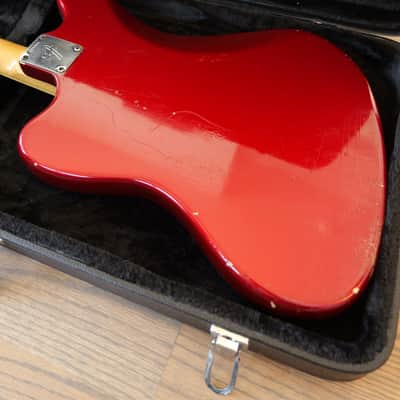 1965 Fender Jazzmaster Candy Apple Red with Matching Headstock image 9