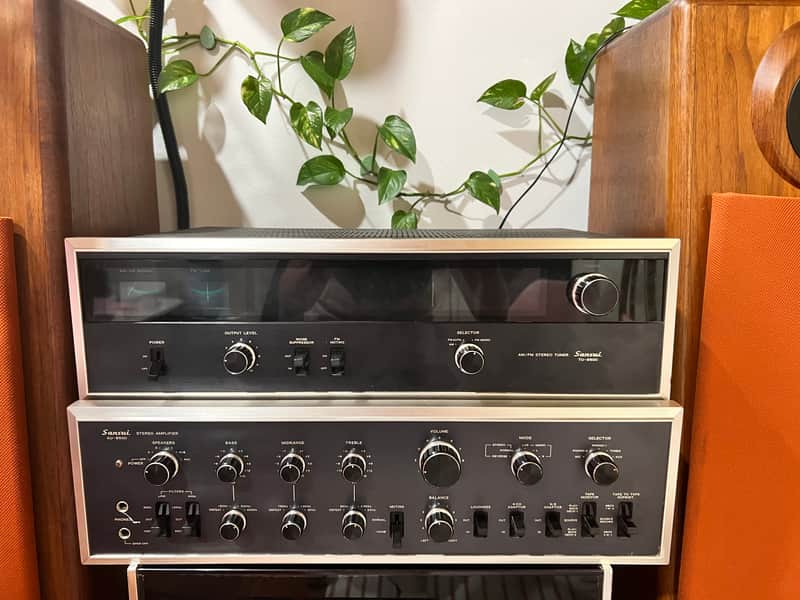 Sansui AU-9500 and TU-9500 stereo set | Reverb