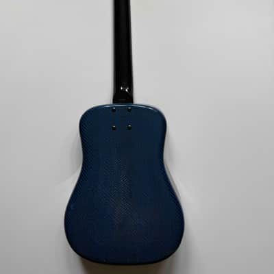 KLOS Hybrid Carbon Fiber Acoustic Travel Guitar 2019 - Blue image 12