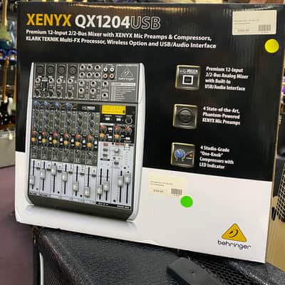 Behringer Xenyx QX1202USB 12-Input Mixer with USB Interface and