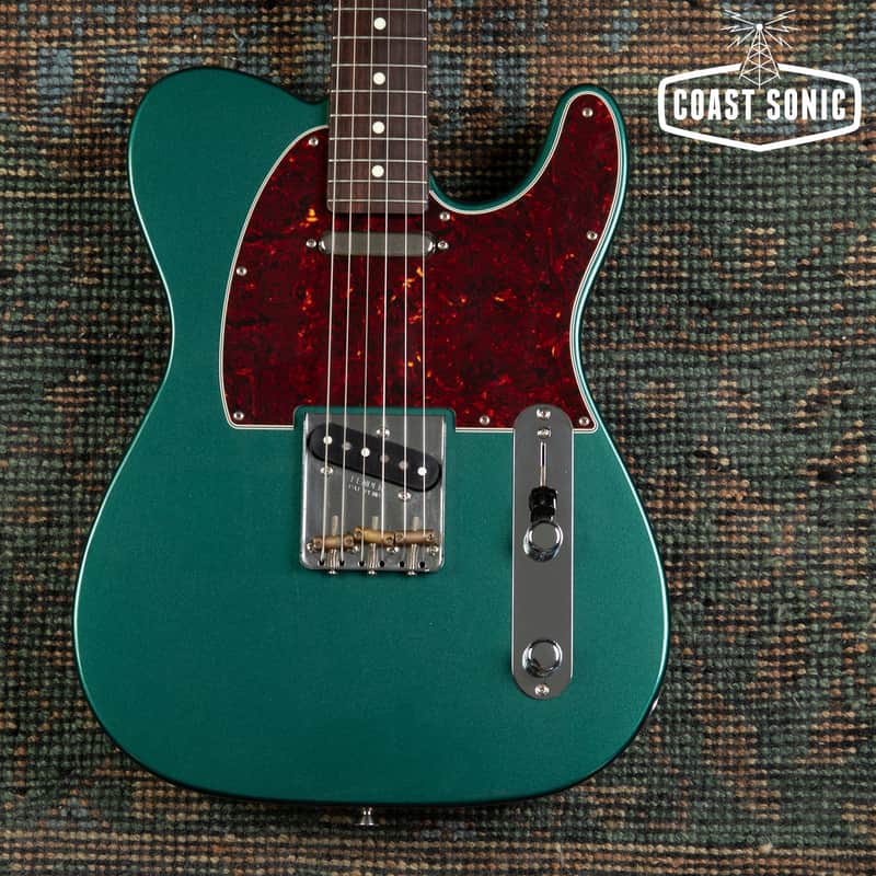 2023 Fender FSR Hybrid II Telecaster Sherwood Green w/ Matching Headstock Made in Japan image 1