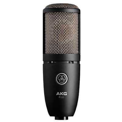 AKG P220 Microphone Stereo Pair w/ 2 15-foot XLR Mogami Cables Bundle image 5
