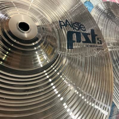 Paiste PST 5 Medium Hihat Pair 14 Inch *Open Box* image 4