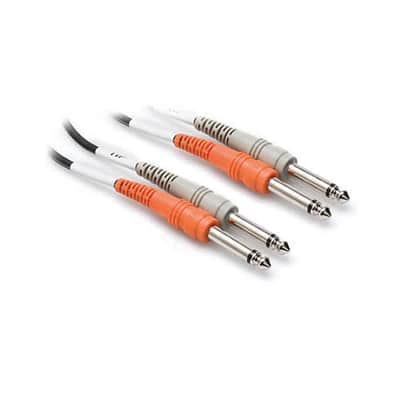 Hosa CPP-203 Stereo Interconnect Dual 1/4" TS to 1/4" TS image 1