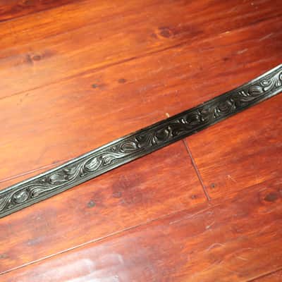 Awesome Tooled Leather Guitar Strap made by "Looper" image 3