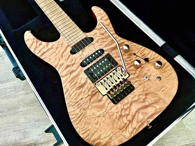 Jackson PC1 Phil Collen Jackson PC1 Phil Collen Signature Series USA 2011 - Au Natural Quilt Top