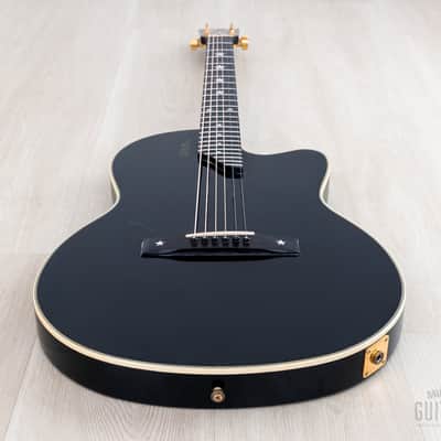 1997 Gibson Chet Atkins SST Ebony Acoustic Electric Steel String Guitar w/ Case image 11