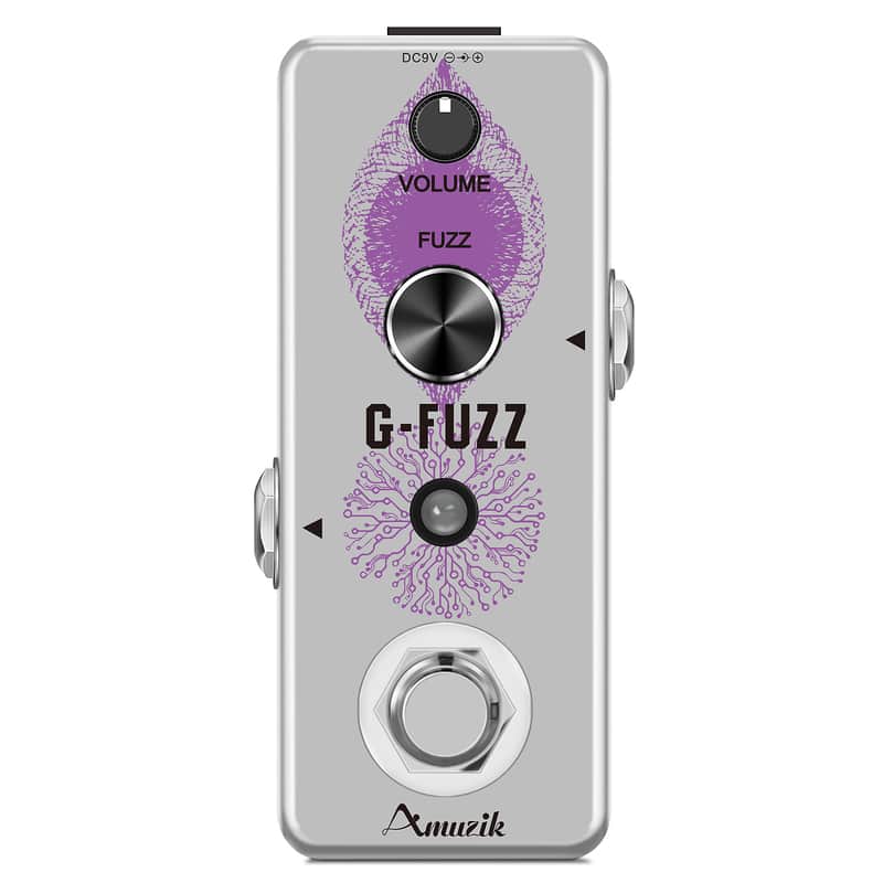 Amuzik G-Fuzz Effect Pedal Analog Vintage Germanium Fuzz Effect Pedal 4 Guitar / Bass True Bypass image 1