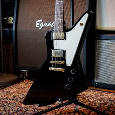 Epiphone Explorer 2007 Ebony Black 100% Original VG Condition image 5
