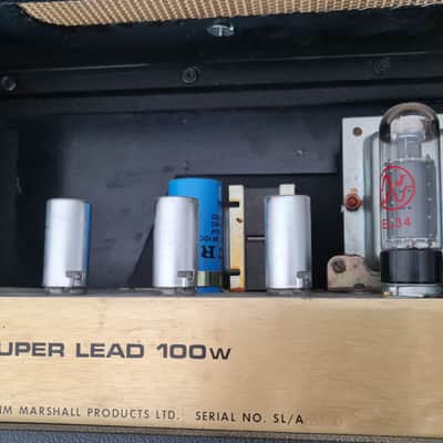Marshall Vintage 1971 SLP Super Lead 100w Post Plexi Amp  1971 image 15