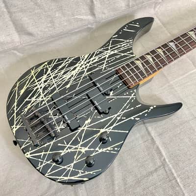 Ovation Applause Kaman GTX 53 AR53 1986 Black White Splatter Bass