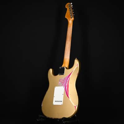Fender Custom Shop 1962 Stratocaster Heavy Relic Aztec Gold / Pink Paisley Josefina Hand Wound Pickups 2024 (R132759) image 15