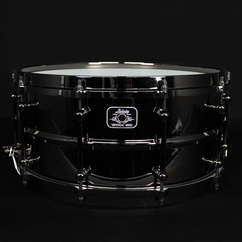 Ludwig 6.5" x 14" Universal Brass Snare Drum, Black Nickel Hardware Bild 1