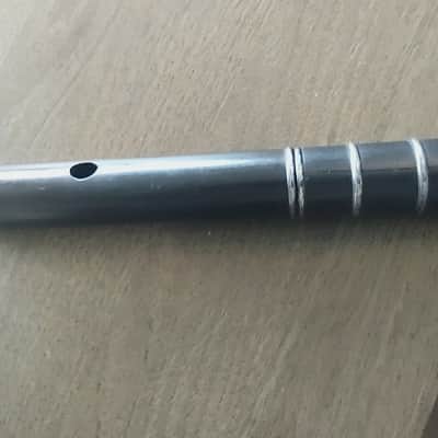 C. Peloubet Dark Wood & Silver 8-Key Antique Flute New York 19th century image 5