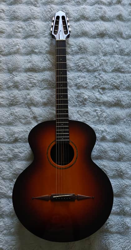 Rick Turner Custom 12-Fret Acoustic (2001) – Hand-Signed by Rick Turner – Walnut & Spruce – 18V Turner Electronics – 1 of 2 Built image 1