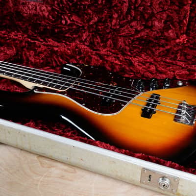 Fender 60th Anniversary American Jazz Bass 2006 Sunburst USA w/ OHSC image 2
