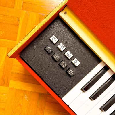 Rare Busilacchio Red Chord/Reed Organ (Italy, 1960s) – vintage cased electric organ and harmonium! image 5