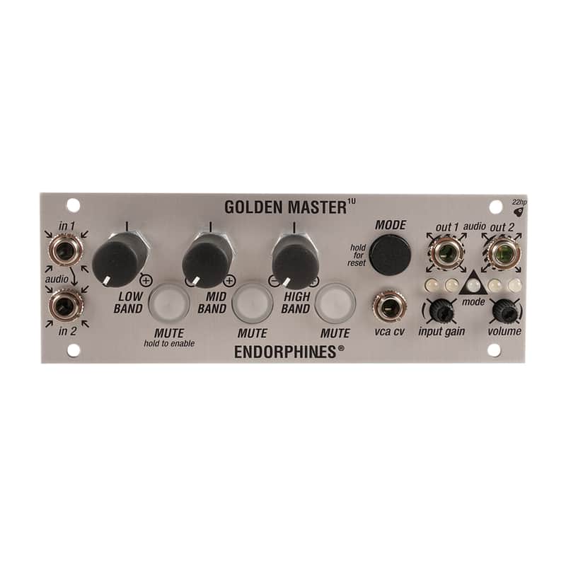 Endorphin.es Golden Master 1U Eurorack Synth Module image 2