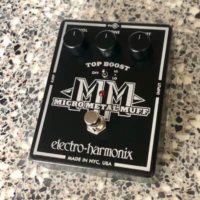 Electro-Harmonix Micro Metal Muff Distortion with Top Boost 2008 - 2020 - Black image 2