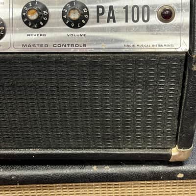 Fender PA 100 Mixer Amplifier Guitar Bass 100 watt 1970s image 2