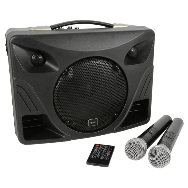 QTX Delta DT 50 Portable Desktop PA with Wireless Mic image 1