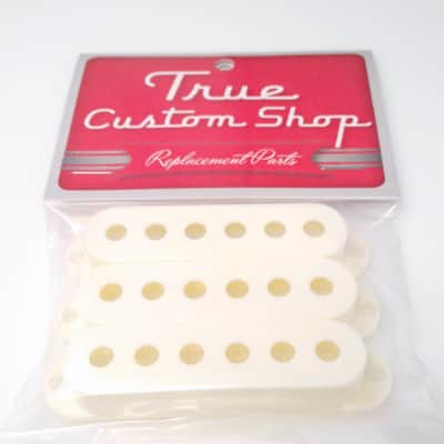 True Custom Shop® Parchment 52mm Single Coil Pickup Covers for Fender Stratocaster image 3