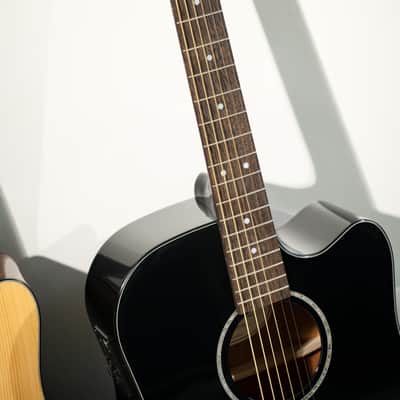 Cort Earth60CEBK | Acoustic / Electric Dreadnought, Gloss Black. New with Full Warranty! image 13