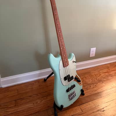 Immagine Fender Special Edition Player Mustang PJ Bass - Surf Green - 7