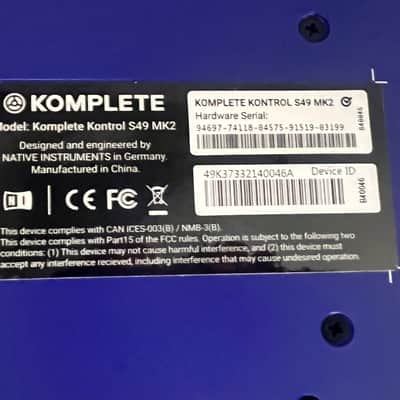 Immagine Native Instruments Komplete Kontrol S49 MK2 Ultraviolet USB/MIDI Keyboard - 13