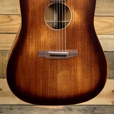 Martin  D-15M StreetMaster Left-Handed Acoustic Guitar Mahogany Burst w/ Gigbag image 2