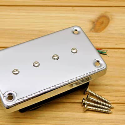 Artec Chrome Mudbucker Sidewinder Pickup for Gibson® EB Bass 4 String 30K 4 conductor Alnico 5 image 1