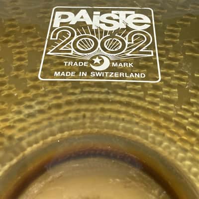 Paiste Scott Rockenfield's Queensrÿche, 18" Rude, 2002 Crash/Ride B, Cracked, Autographed! (#4) 1990s image 4