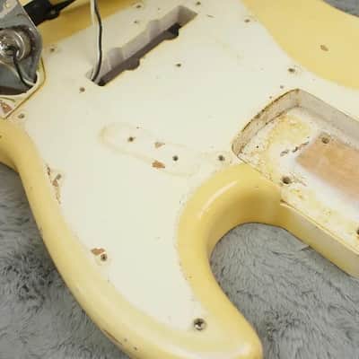 Fender Jazz Bass 1964 Olympic White w/ Original Case image 11