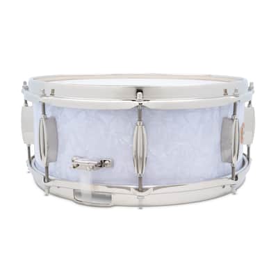 Slingerland Radio King 5.5x14" 3-ply Artist Snare Drum SLFP5514SSK016 - White Marine Pearl image 3