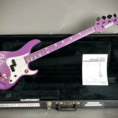 Yamaha Attitude ATT10TH 10th Anniversary Billy Sheehan Signature Limited Edition #10 of 300 2000 - Purple Metal Flake image 11