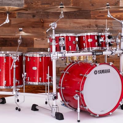 YAMAHA PHOENIX PHX 6 PIECE DRUM KIT, TEXTURED RED GARNET image 1
