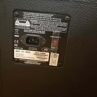 Peavey MAX 112 II 200W 1x12" Bass Combo Amp 2010s - Black image 8