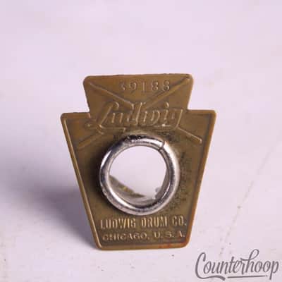 *Ludwig 5-Digit Drum Co Keystone Badge Vintage'64 Chicago Snare/Bass/Tom Grommet image 1