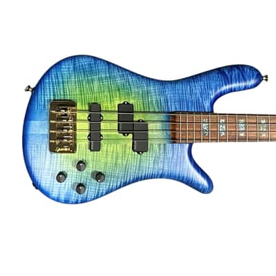 Spector USA NS-2, Custom Matte Green-Blue Burst w/ Haz-Lab / 1.5 Nut *On Order, ETA Nov. 2026 image 1
