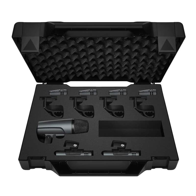 Sennheiser Drum Kit e600 Drum Microphone Package e602 (x1) e604 (x4) e614 (x2) image 1