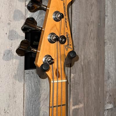 Rare 1990 Fender Jazz Bass Plus, 4 String Bass Maple Fretboard Nitro Frost Red , Includes Pro Setup & New Gig Bag Ships Fast ! image 10