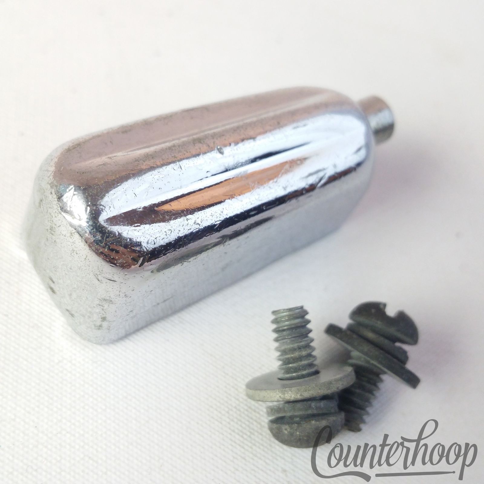 Rogers Bread&Butter Peanut Tom Drum Lug B&B Chrome Cleveland Holiday Vintage 60s — main photograph