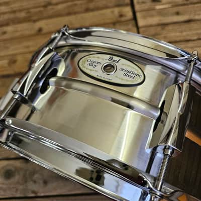 Snare Drum 14" Pearl Sensitone Steel USED! RKSAS130526 image 3