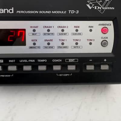 Roland TD-3 Drum Sound Module 2004 - 2009 - Black image 3