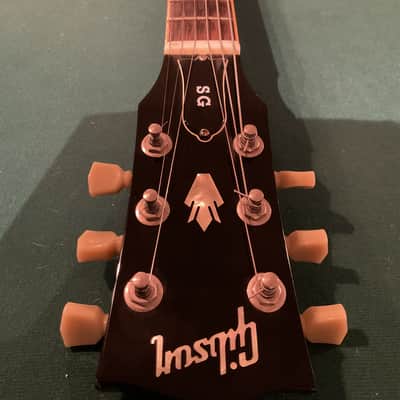 Gibson SG Standard 2009 Black Solid Body Electric Guitar (like new) comes with new Gibson padded  gigbag and Strap, SG serial#004191371 image 15